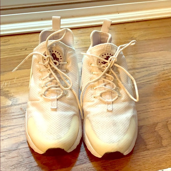 Nike Shoes - Custom, white Nike Air Huaraches